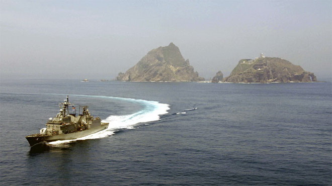 Hàn Quốc tập trận gần đảo Dokdo/Takeshima Hàn Quốc tập trận gần đảo Dokdo/Takeshima
