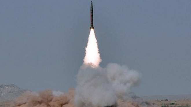 Pakistan thử tên lửa mang nhiều đầu đạn hạt nhân Pakistan thử tên lửa mang nhiều đầu đạn hạt nhân