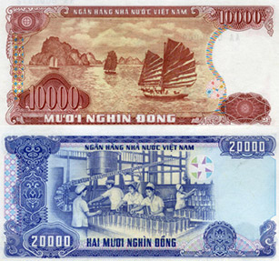 2013: ngưng lưu hành tiền cotton 10.000, 20.000 2013: ngưng lưu hành tiền cotton 10.000, 20.000