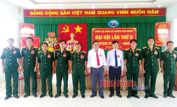 Ðại hội Ðảng bộ Quân sự huyện Phú Riềng lần thứ II