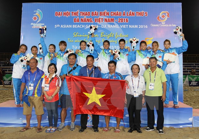 Bế mạc Đại hội Thể thao Bãi biển châu Á, Việt Nam nhất toàn đoàn