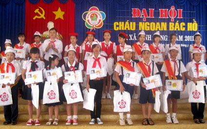 70 đại biểu dự Đại hội Cháu ngoan Bác Hồ TX. Bình Long