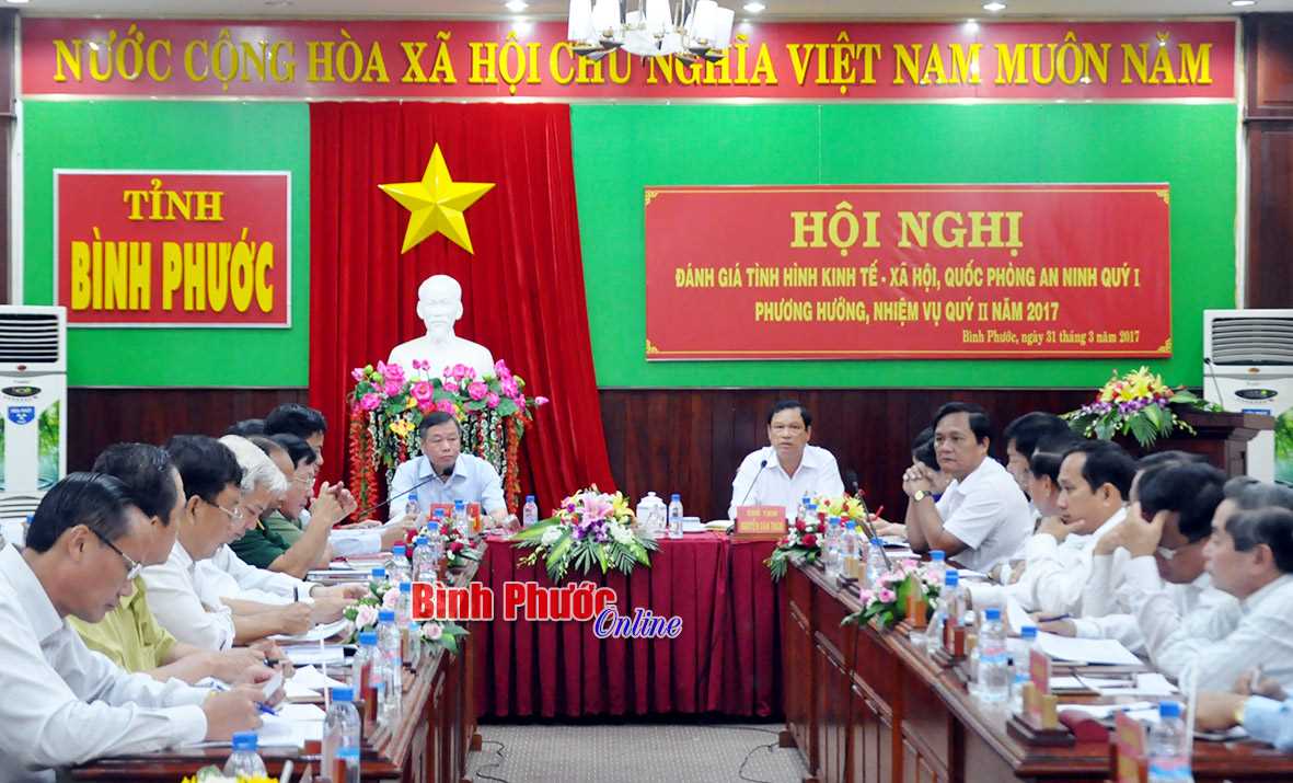 Quý I-2017 kinh tế - xã hội của tỉnh phát triển ổn định