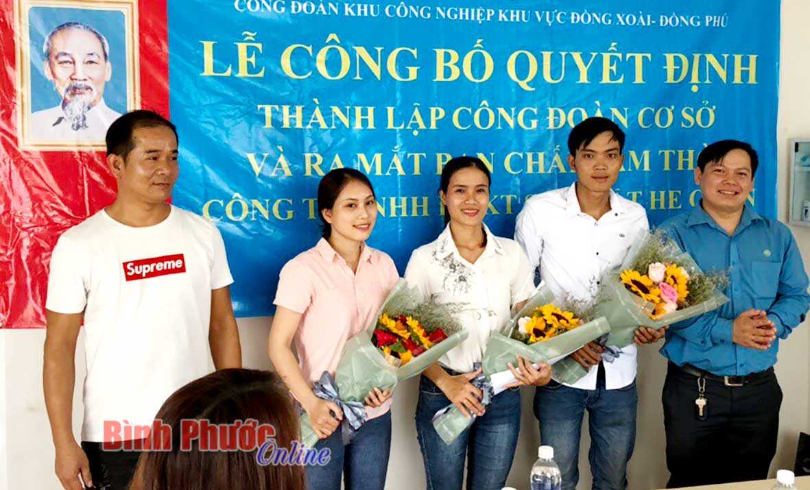 Thành lập Công đoàn cơ sở Công ty He Quan