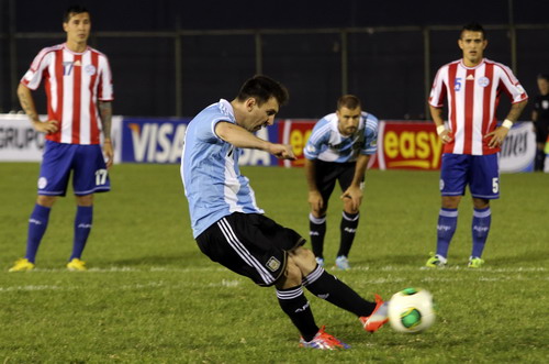 Messi lập cú đúp đưa Argentina đến World Cup 2014 Messi lập cú đúp đưa Argentina đến World Cup 2014