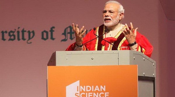 Thủ tướng Modi: Khoa học đưa Ấn Độ lên vị trí hàng đầu thế giới Thủ tướng Modi: Khoa học đưa Ấn Độ lên vị trí hàng đầu thế giới