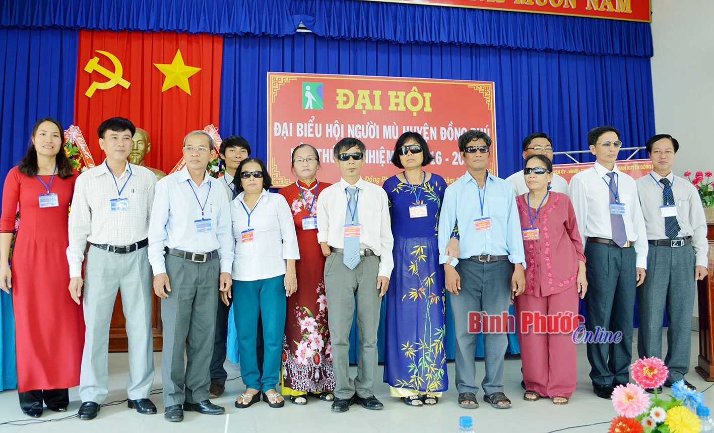 Đại hội đại biểu Hội Người mù huyện Đồng Phú lần thứ VII Đại hội đại biểu Hội Người mù huyện Đồng Phú lần thứ VII