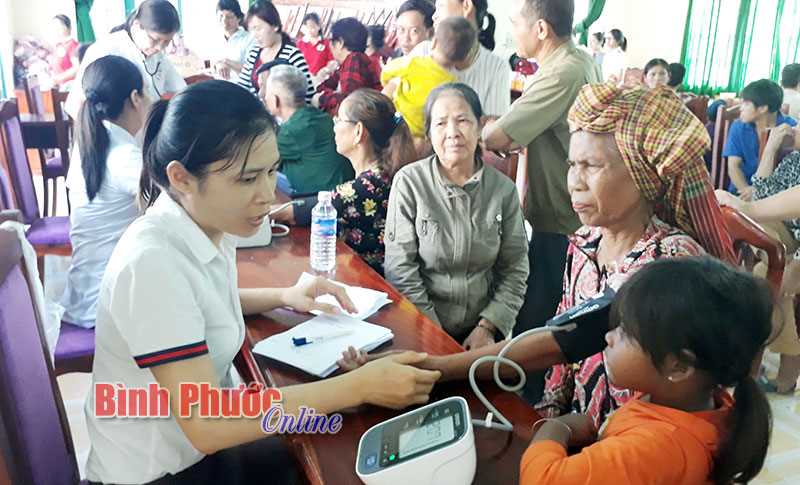 250 lượt người được khám bệnh, cấp thuốc miễn phí