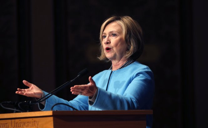 Bà Hillary Clinton “chắc vé” ứng cử viên Tổng thống Mỹ Bà Hillary Clinton “chắc vé” ứng cử viên Tổng thống Mỹ