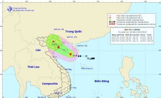 Bão số 2 gây mưa to đến rất to, cảnh báo lũ quét tại Bắc Bộ Bão số 2 gây mưa to đến rất to, cảnh báo lũ quét tại Bắc Bộ