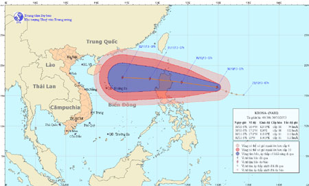 Chuẩn bị ứng phó với bão Krosa Chuẩn bị ứng phó với bão Krosa