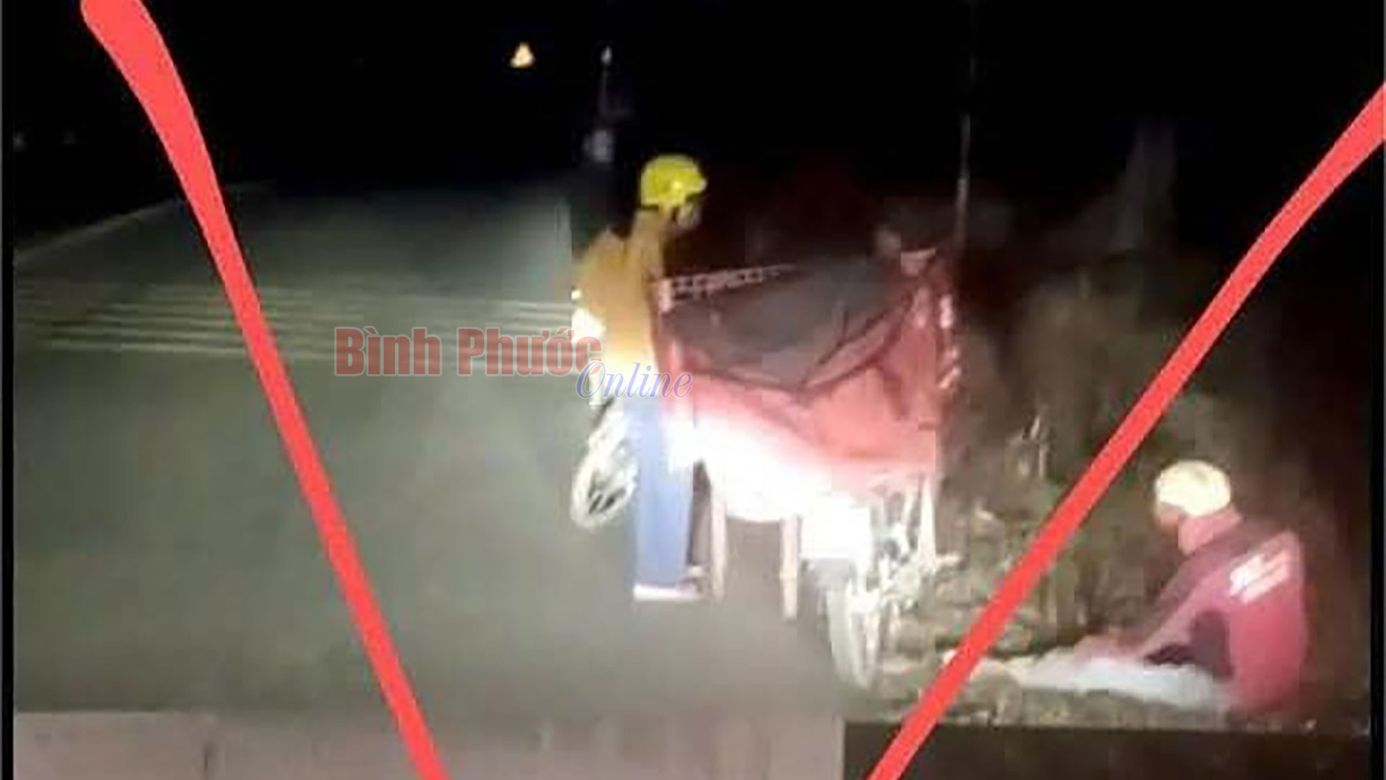 Sợ vợ la vì không có tiền trả nợ, nam shipper tự tạo hiện trường giả bị cướp