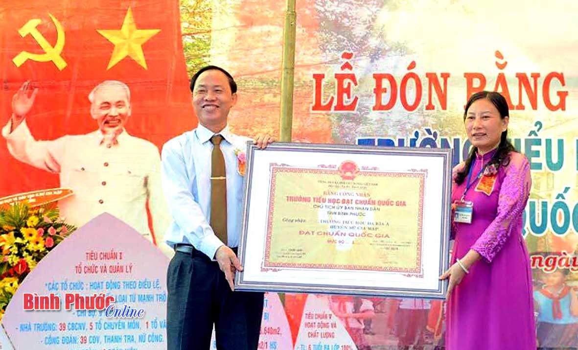 Tiểu học Đa Kia A xứng đáng danh hiệu chuẩn quốc gia Tiểu học Đa Kia A xứng đáng danh hiệu chuẩn quốc gia