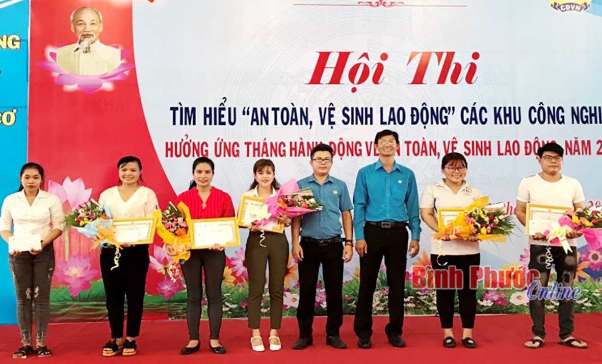 Thi tìm hiểu “An toàn, vệ sinh lao động” các khu công nghiệp Thi tìm hiểu “An toàn, vệ sinh lao động” các khu công nghiệp