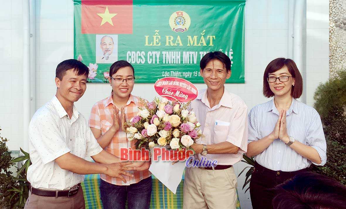 Ra mắt Công đoàn cơ sở Công ty TNHH MTV thương mại Mỹ Lệ