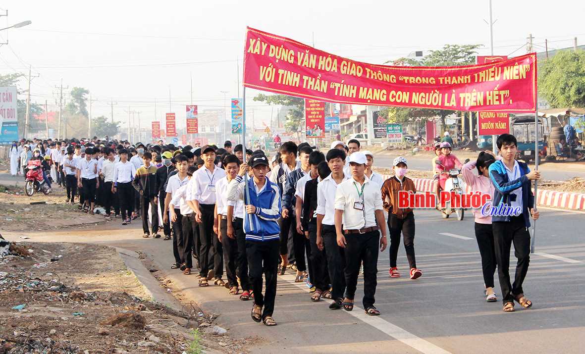 Thanh Bình xây dựng văn hóa giao thông trong thanh niên