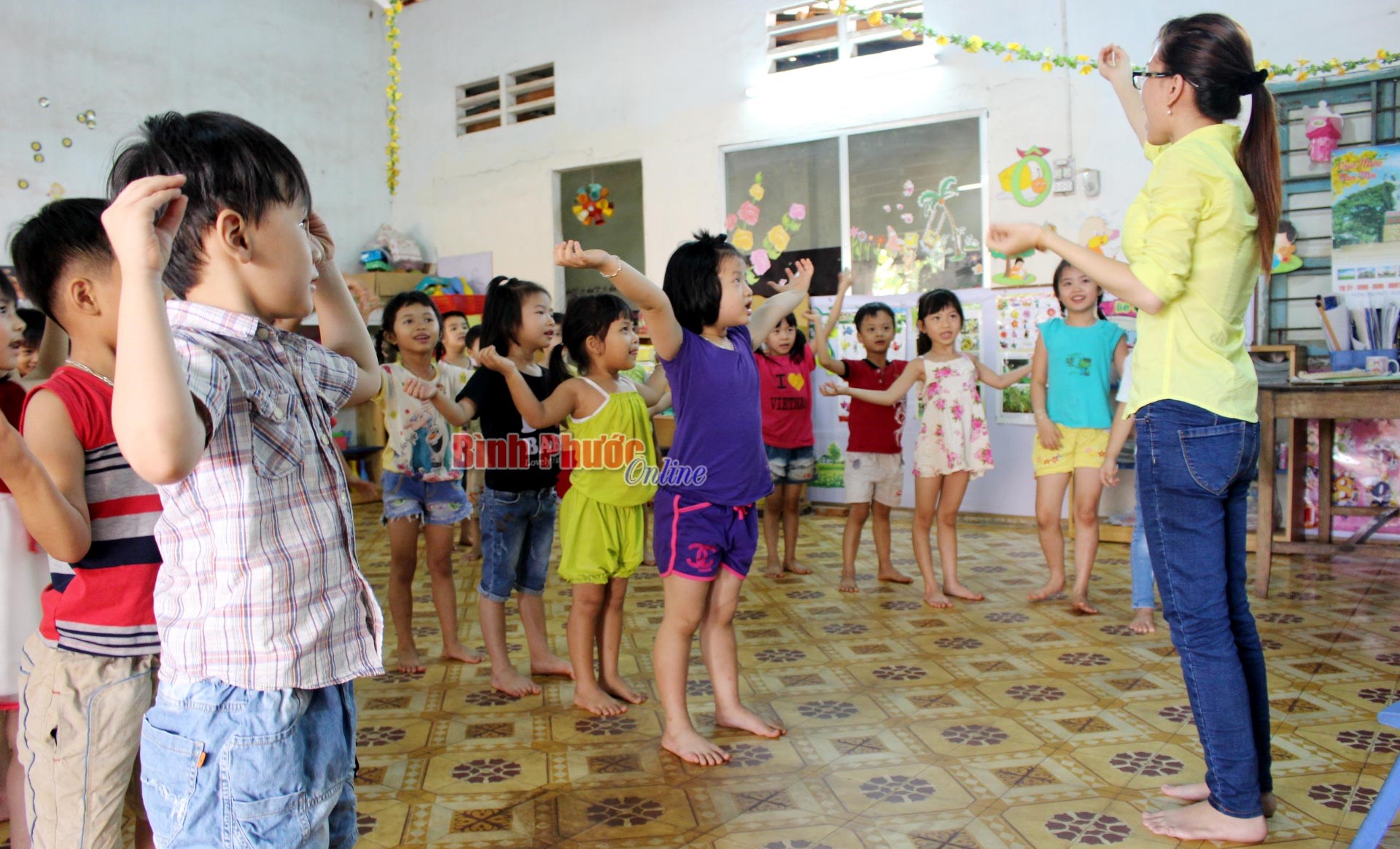Nỗ lực ở Trường mẫu giáo Sơn Giang Nỗ lực ở Trường mẫu giáo Sơn Giang