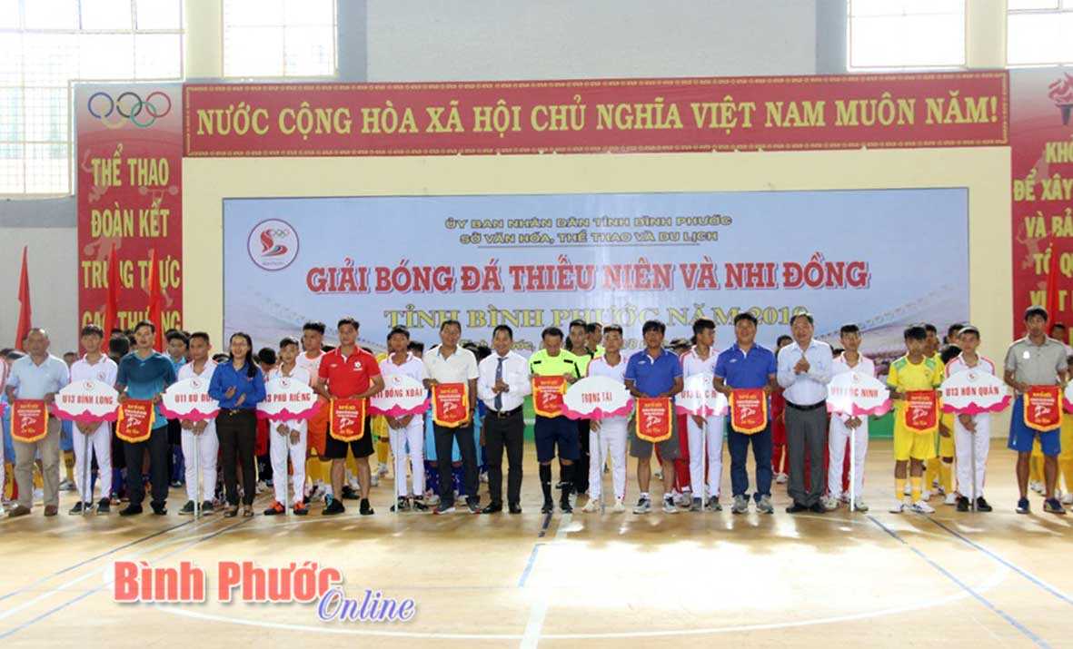 Khai mạc giải bóng đá thiếu niên và nhi đồng năm 2019