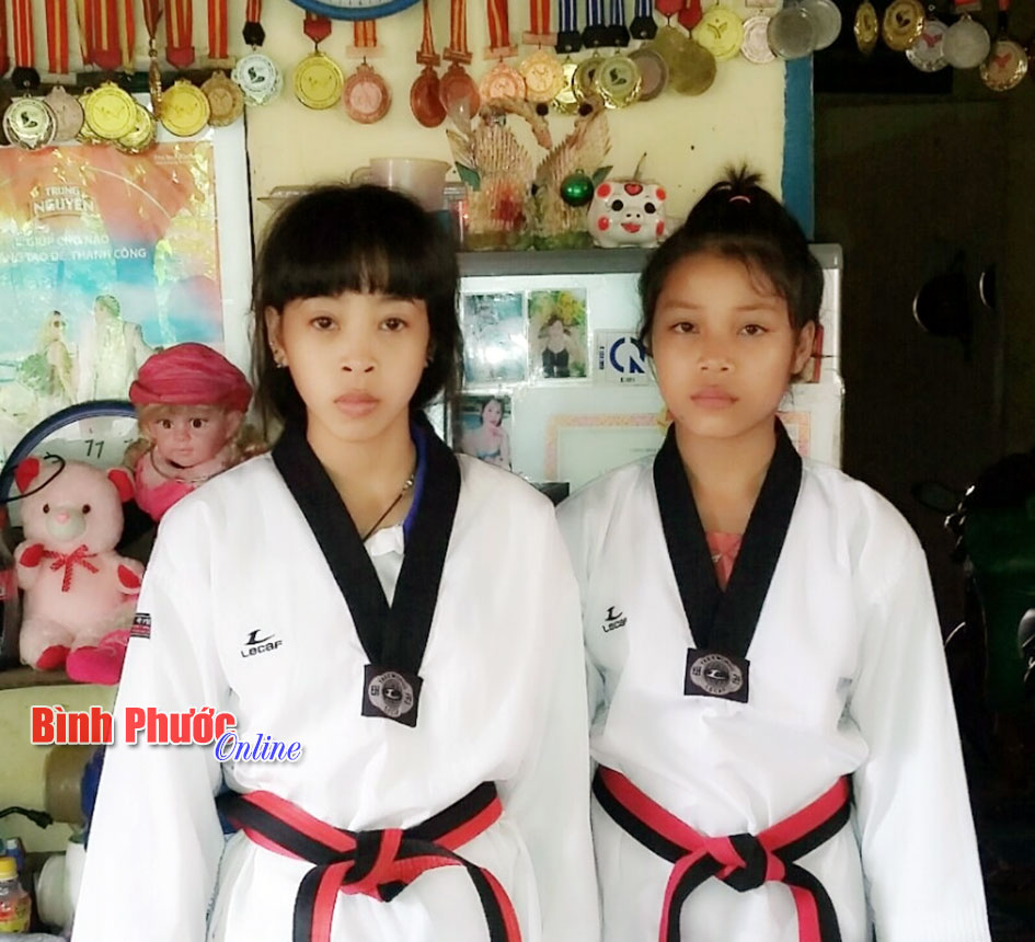 Hai chị em kiện tướng vượt khó