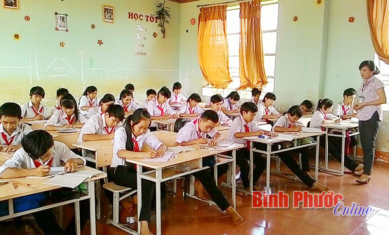 Con đường đến chuẩn quốc gia của Trường THCS Phước Minh