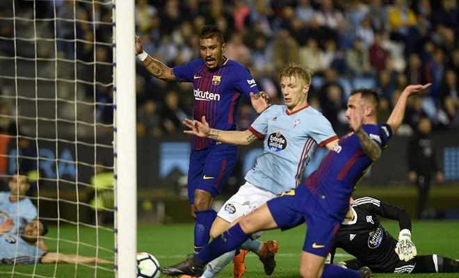 Barcelona đánh rơi chiến thắng đầy đáng tiếc trước Celta Vigo