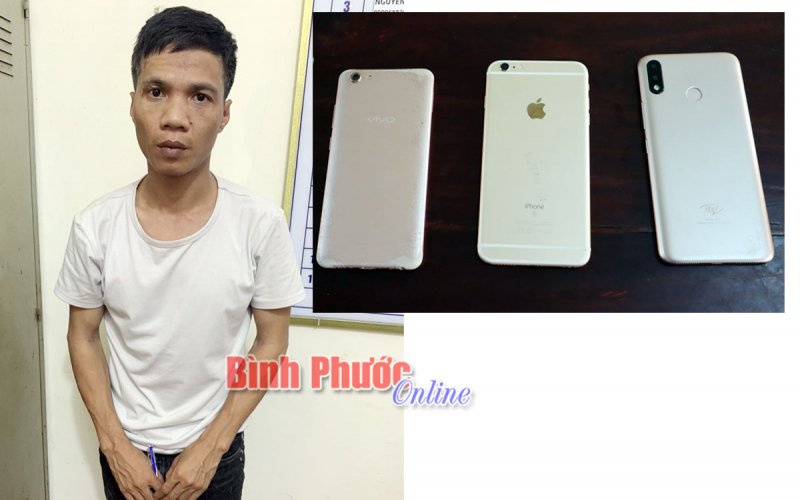 Bắt giữ đối tượng trộm cắp 3 điện thoại Bắt giữ đối tượng trộm cắp 3 điện thoại