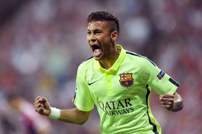 Neymar cạnh tranh danh hiệu "Vua phá lưới" Champions League Neymar cạnh tranh danh hiệu "Vua phá lưới" Champions League