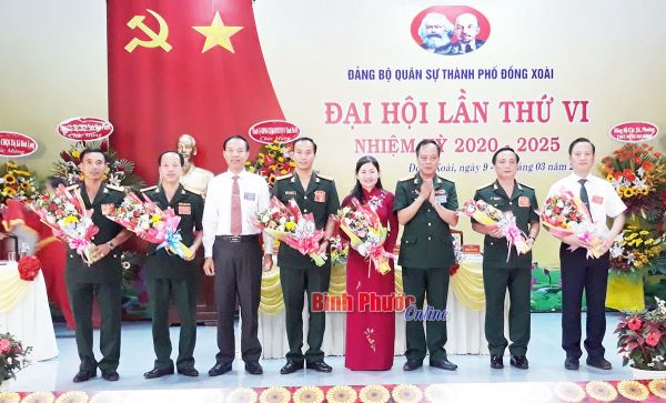 Đại hội điểm Đảng bộ Quân sự thành phố Đồng Xoài Đại hội điểm Đảng bộ Quân sự thành phố Đồng Xoài