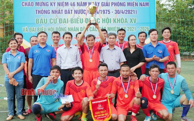 Bế mạc hội thao bóng đá mini nam năm 2021