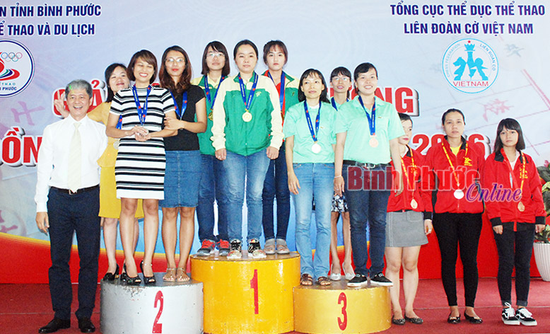 Bế mạc giải vô địch cờ tướng đồng đội toàn quốc 2016