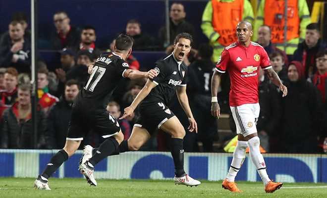 Sevilla loại M.U khỏi Champions League ngay tại Old Trafford Sevilla loại M.U khỏi Champions League ngay tại Old Trafford