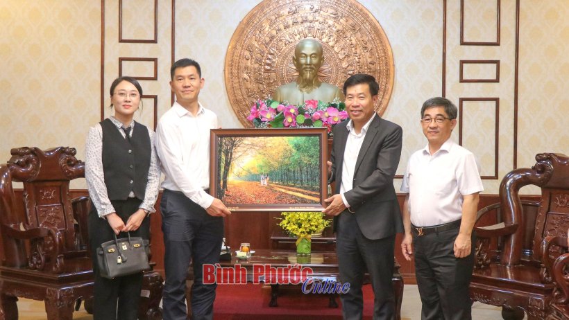 Bí thư Tỉnh ủy Nguyễn Mạnh Cường tiếp doanh nghiệp HAOHUA Bí thư Tỉnh ủy Nguyễn Mạnh Cường tiếp doanh nghiệp HAOHUA