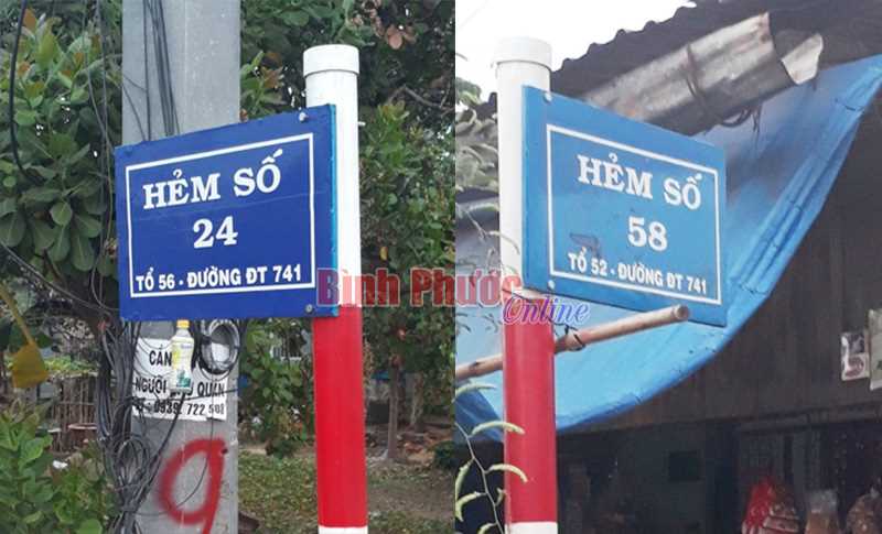 Biển chỉ dẫn đã được thay mới Biển chỉ dẫn đã được thay mới
