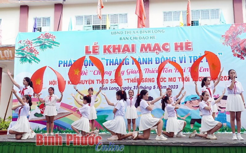 Bình Long: Sôi nổi hoạt động hè 2023