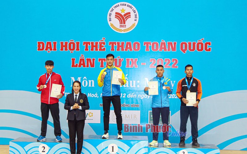 Bình Phước thêm 1 HCV môn võ thuật muay Thái