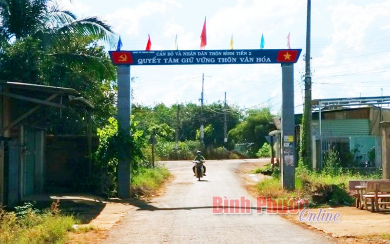 Bình Tiến 2 giữ vững danh hiệu văn hóa