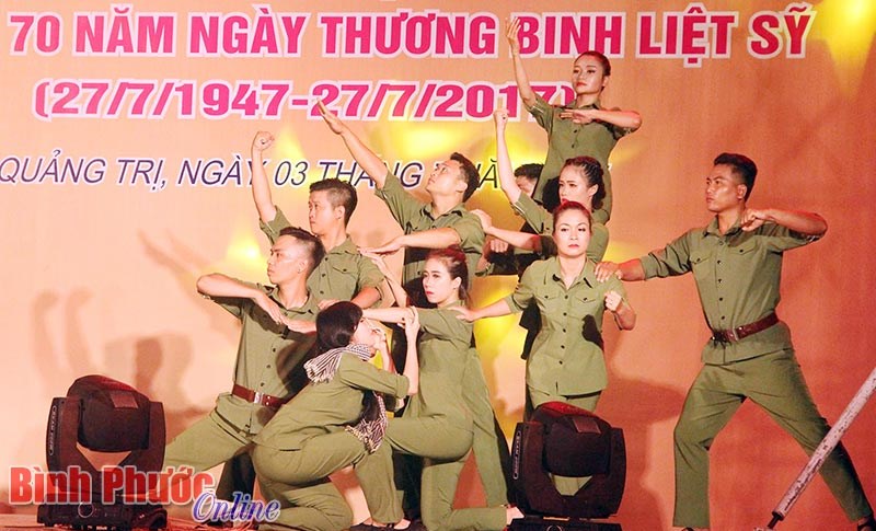 Bình Phước tham gia liên hoan tuyên truyền kỷ niệm 70 năm Ngày Thương binh liệt sĩ