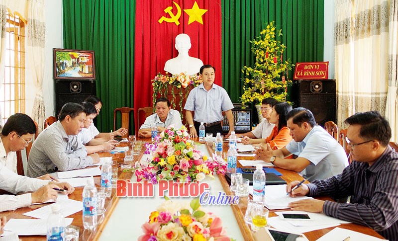 Bình Sơn phấn đấu về đích nông thôn mới trong năm 2019 Bình Sơn phấn đấu về đích nông thôn mới trong năm 2019