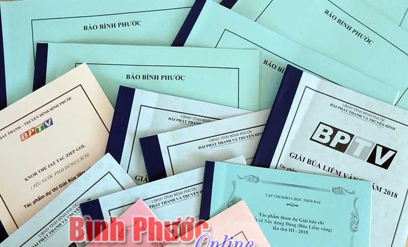 Bình Phước có 20 tác phẩm dự thi Giải Búa liềm vàng năm 2018 Bình Phước có 20 tác phẩm dự thi Giải Búa liềm vàng năm 2018