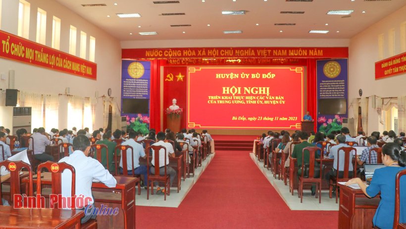 Bù Đốp triển khai các văn bản mới