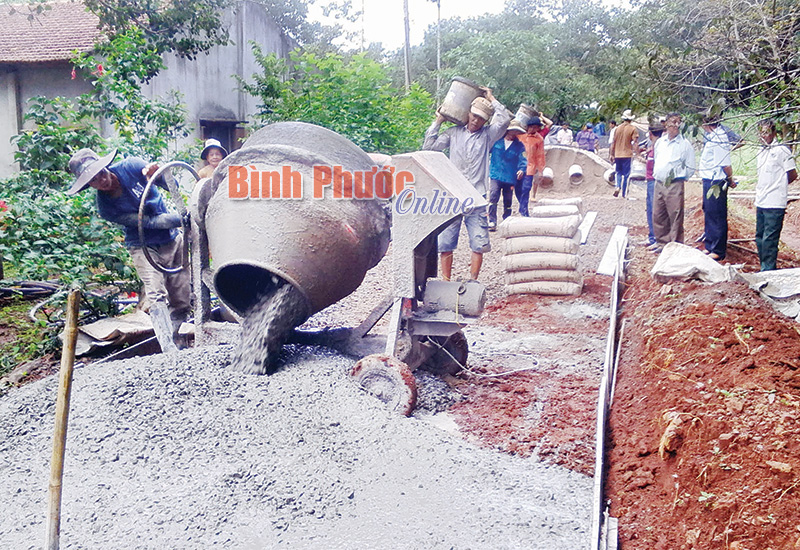 Bù Đăng tập trung xây dựng nông thôn mới ở các xã DTTS Bù Đăng tập trung xây dựng nông thôn mới ở các xã DTTS