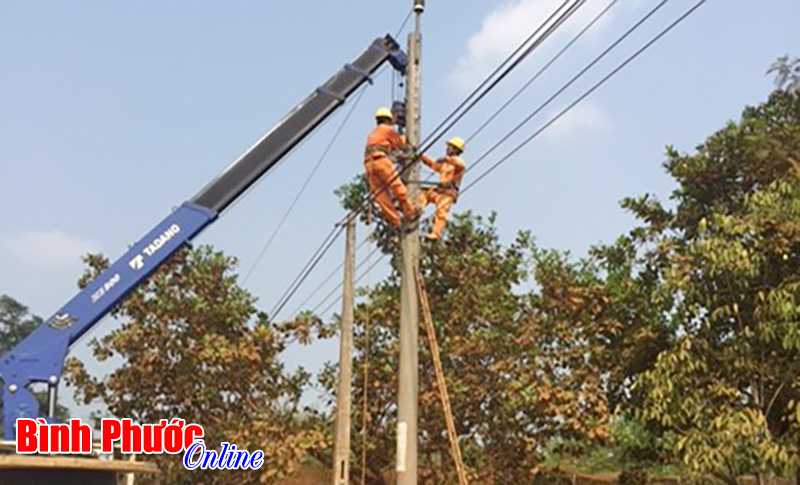 Điện lực Bù Đốp dẫn đầu ngành điện
