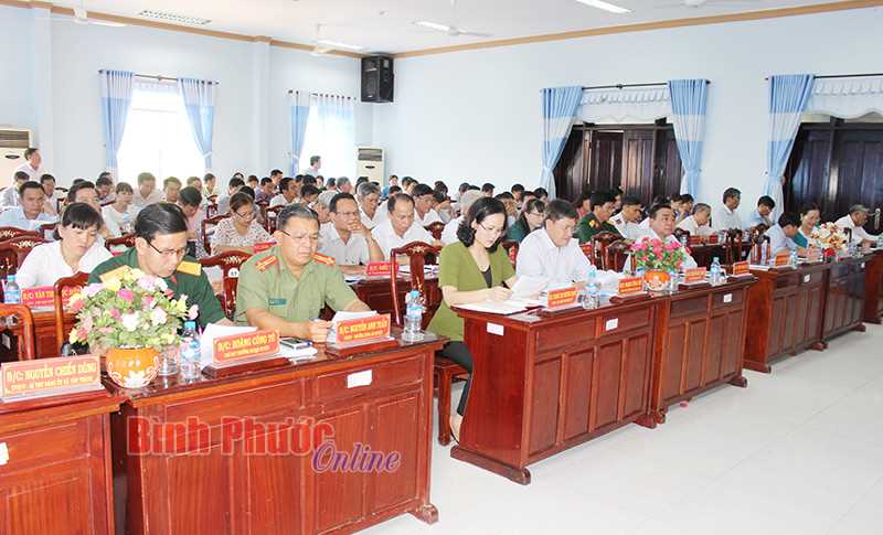 Bù Đốp: Hội nghị cán bộ chủ chốt về công tác tổ chức cán bộ