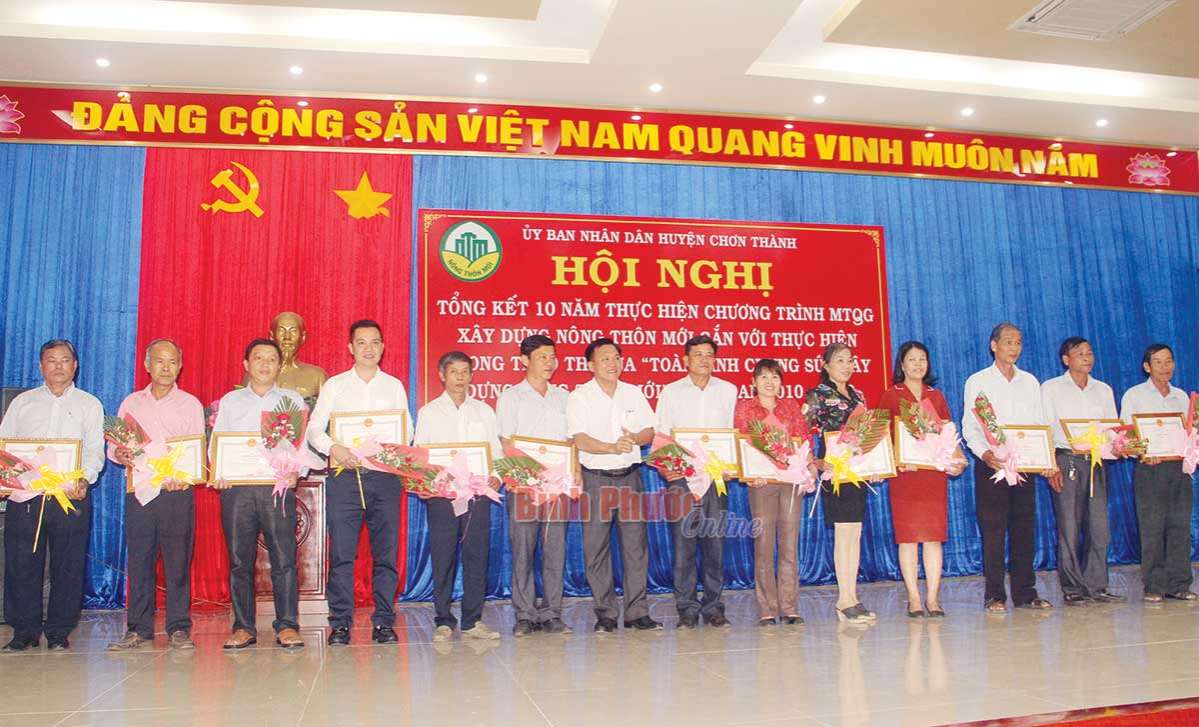 Chơn Thành hội đủ nội lực cán đích nông thôn mới