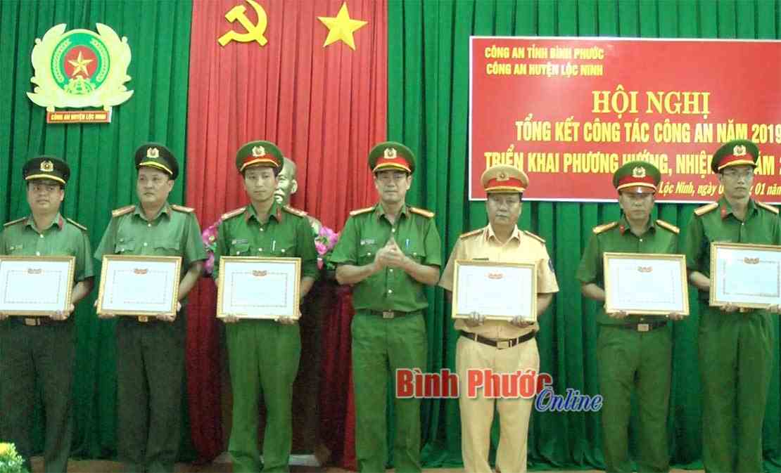 Lộc Ninh, Phú Riềng, Hớn Quản tổng kết công tác đảng, công tác công an