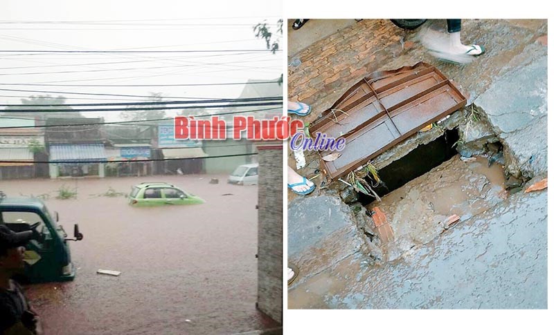 1 học sinh bị nước cuốn trôi 1 học sinh bị nước cuốn trôi