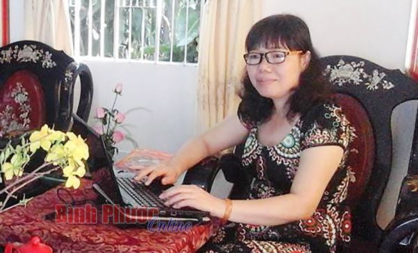 Cô giáo với niềm đam mê văn chương Cô giáo với niềm đam mê văn chương