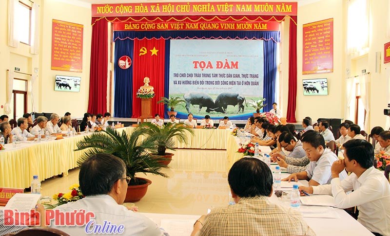 Hội chọi trâu Hớn Quản cần bảo tồn và phát triển Hội chọi trâu Hớn Quản cần bảo tồn và phát triển