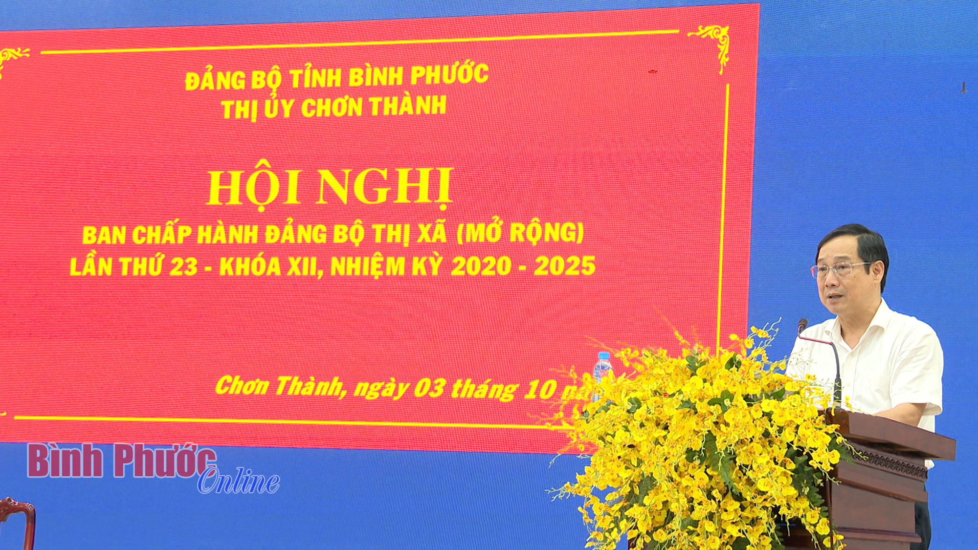 Chơn Thành: Phát triển đảng viên đạt 90,4%