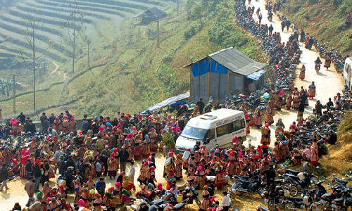 'Sàn giao dịch trâu' lớn nhất Tây Bắc 'Sàn giao dịch trâu' lớn nhất Tây Bắc